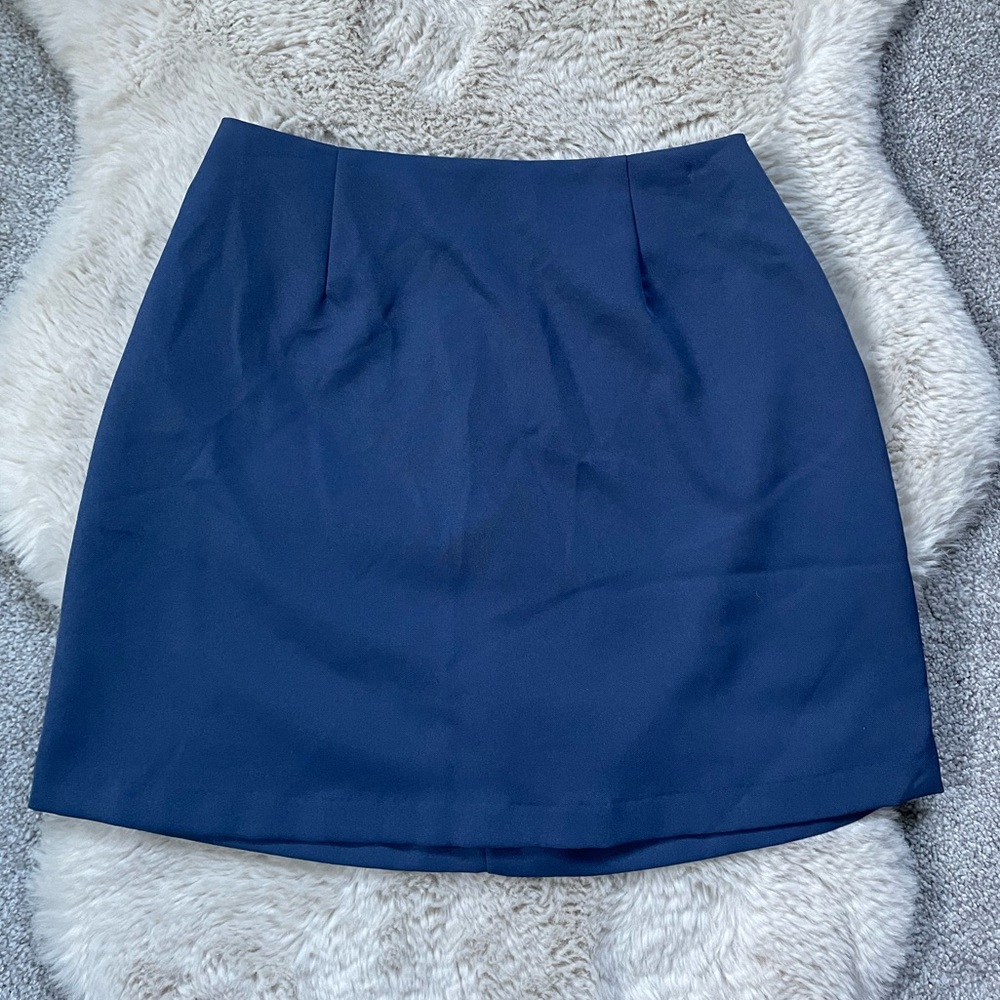 Vintage 90s/Y2K blue mini skirt